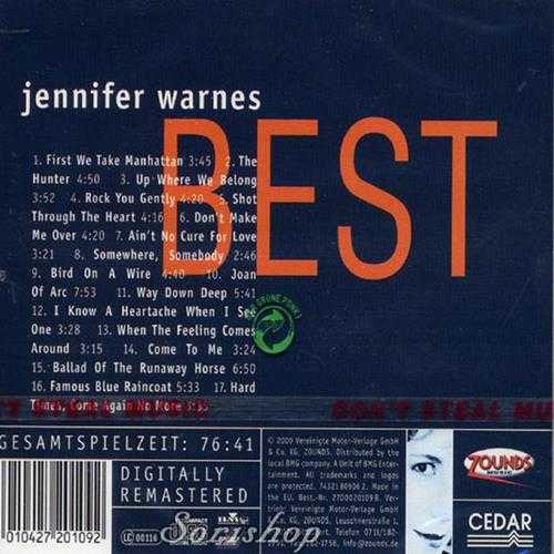 JenniferWarnes-Best：FirstWeTakeManhattan(2000)[WAV+CUE]