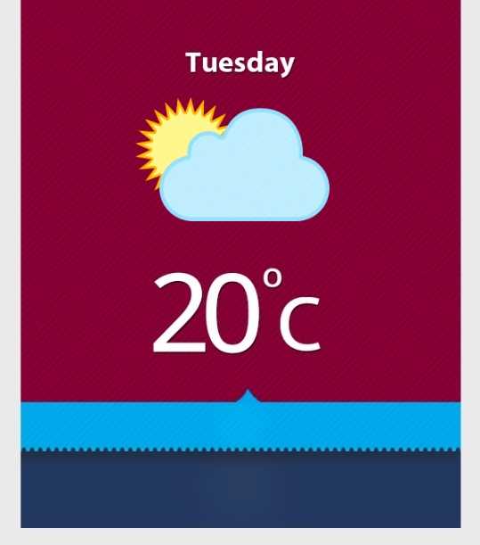 Photoshop(PS)模仿设计制作出超酷的天气APP界面实例教程