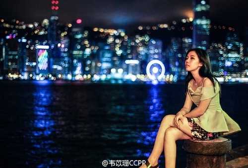 夜景美女人像拍摄技巧