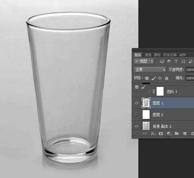 Photoshop巧用通道抠出透明的玻璃杯并更换背景教程